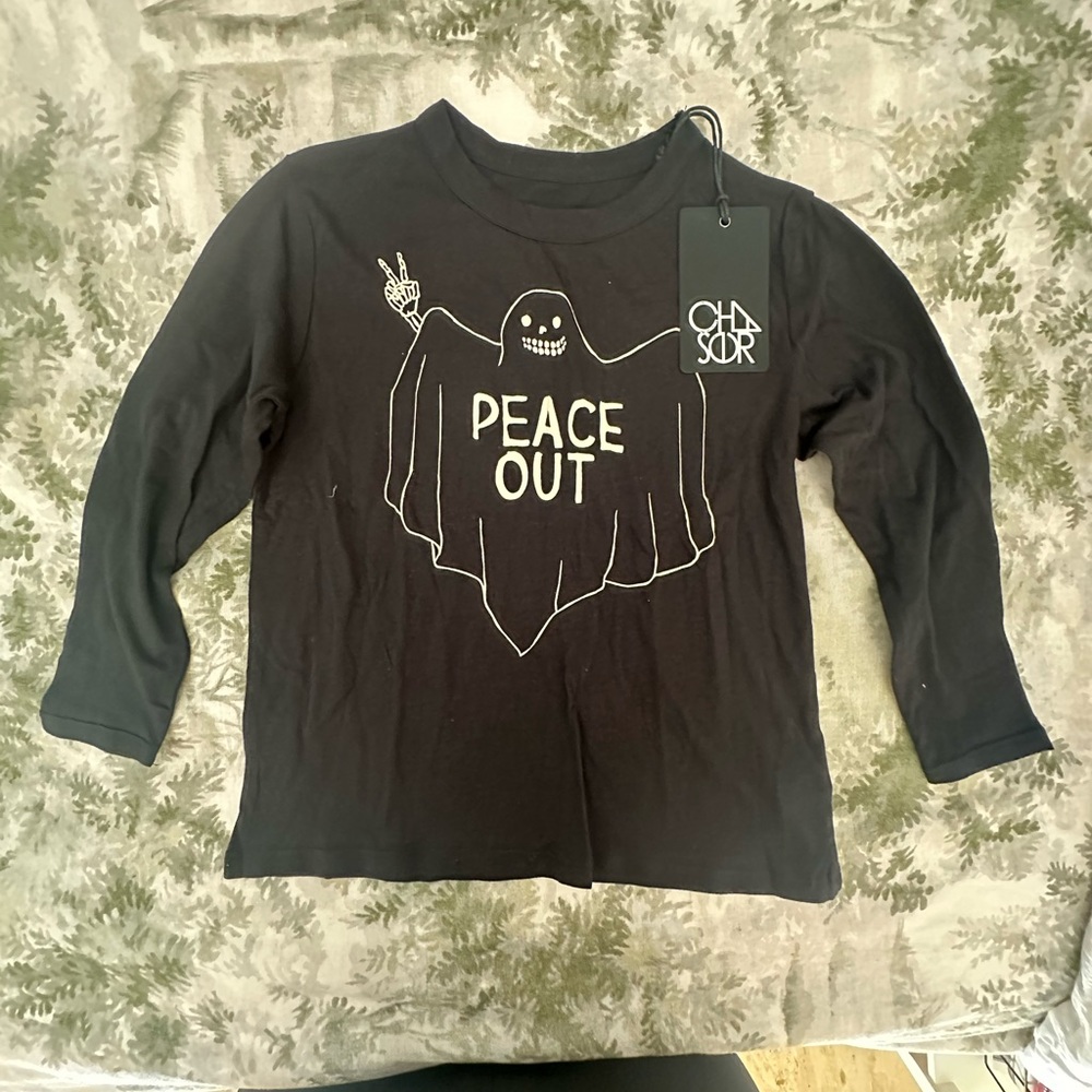 Chaser Black Long Sleeve Graphic Tee